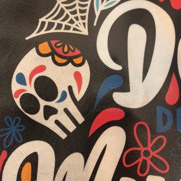 Dia De Los Muertos Day of the Dead Skull Reusable Shopping Tote Bag - Picture 4 of 6